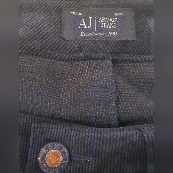 Armani navy summer cords - Picture 3 of 4